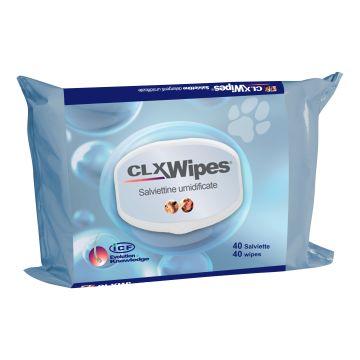 Clorexyderm Wipes Pocket Salviette Umidificate Cane/Gatto 40 Salviette
