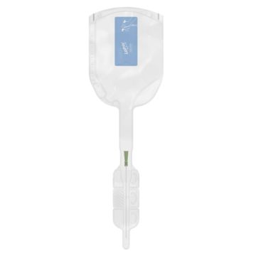 Catetere urinario monouso autolubrificante idrofilo sacca integrata pobe lubrificazione tramite polivinilpirrolidone soluzione salina sterile donna ch10 20 cm 30 pezzi