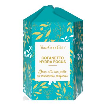 Ygs cofanetto natale hydra focus 1 crema giorno antiossidante spf30 75 ml + 1 booster idratante istantaneo 15 ml + 1 crema idratante 15 ml + 1 balsamo labbra lenitivo 4 g