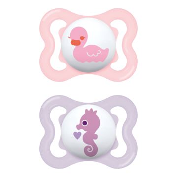 Mam air succhietto 2-6 mesi silicone doppio femmina