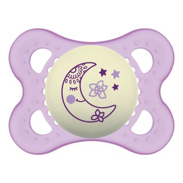 Mam night succhietto 2-6 mesi silicone doppio femmina