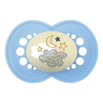 Mam night succhietto 6+ mesi silicone doppio maschio