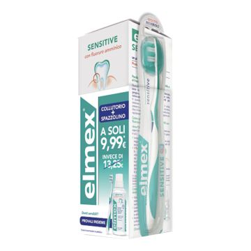 Special pack elmex sensitive collutorio 400 ml + spazzolino