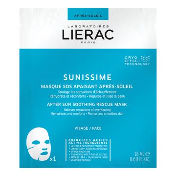 Lierac sunissine maschera doposole in tessuto 18 ml