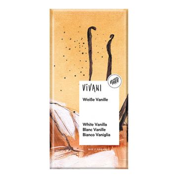 Vivani cioccolato bianco alla vaniglia 80 g