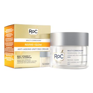 Roc multi correxion revive + glow crema viso 50 ml