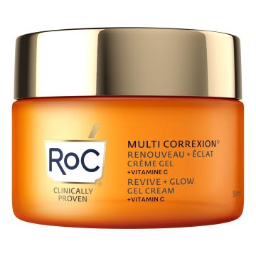 Roc multi correxion revive + glow crema viso gel 50 ml