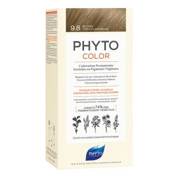 Phytocolor 9,8 biondo chiarissimo cenere latte 50 ml + crema 50 ml + maschera 12 ml