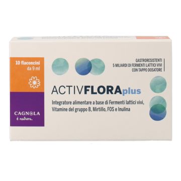 Activ flora plus 10 flaconcini x 9 ml