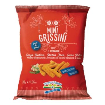 Happy farm mini grissini ceci/rosmarino 30 g