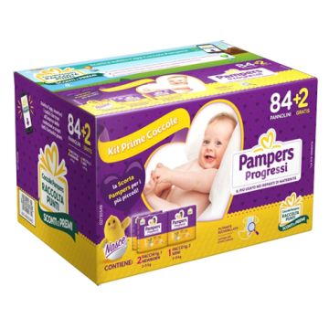 Pampers progressi trio poe 86 pezzi