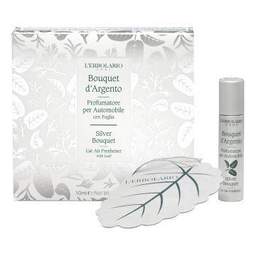 Bouquet d'argento profumatore per automobile con foglia edizione limitata 10 ml