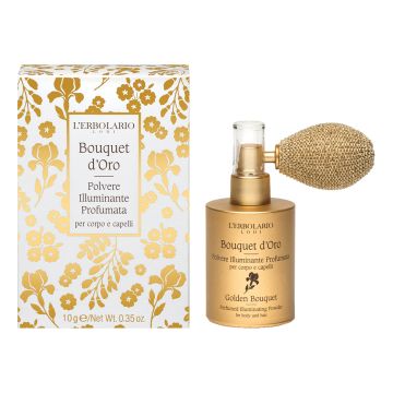 Bouquet d'oro polvere illuminante profumata corpo e capelli edizione limitata 10 g