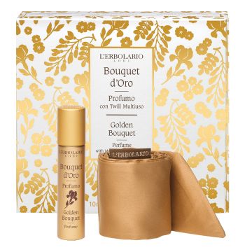 Bouquet d'oro profumo con twill multiuso edizione limitata 10 ml