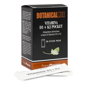 Vitamina d3 + k2 pocket botanical mix 30 stick