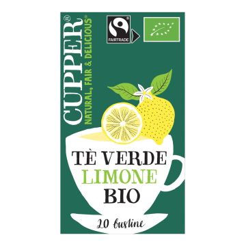 Cupper te' verde al limone 35 g