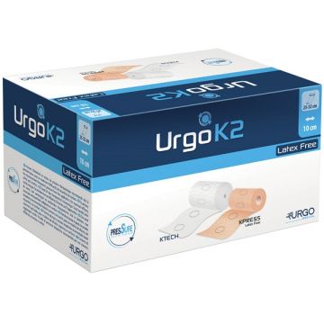 Bendaggio urgok2 latex free kit bendaggio t2 caviglia 25-32 2 pezzi 10 cm