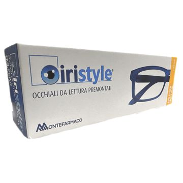 Occhiale da lettura premontato iristyle evo touch light blue 1,0