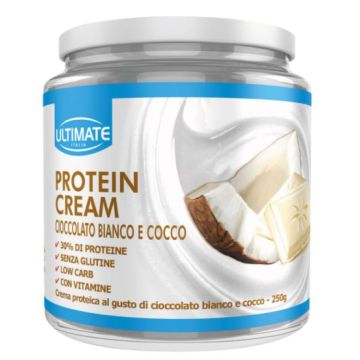 Ultimate protein cream cioccolato bianco e cocco 250 g
