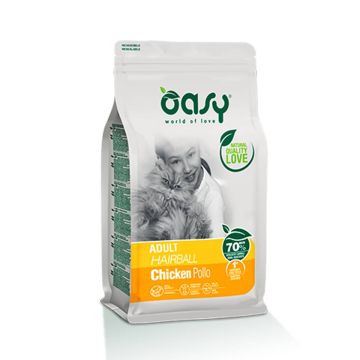 Oasy Gatto Lifestage Adulto Hairball Pollo 300 Gr   New Pack