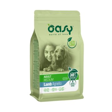 Oasy Cane Lifestage Adulto Medium Agnello 3 Kg   New Pack