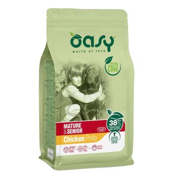 Oasy Cane Lifestage Mature&Senior Pollo 12 Kg   New Pack