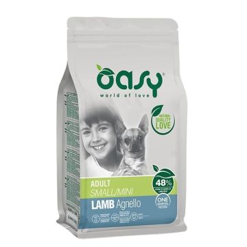 Oasy Cane Oap Adulto Small&Mini Agnello 800 Gr   New Pack