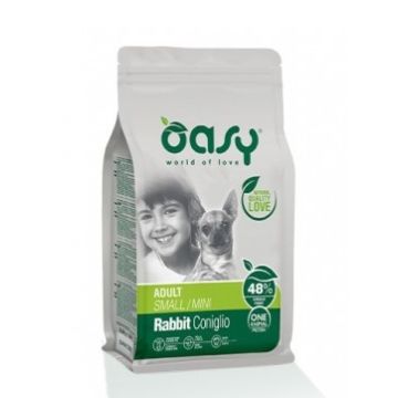 Oasy Cane Oap Adulto Small&Mini Coniglio 800 Gr   New Pack