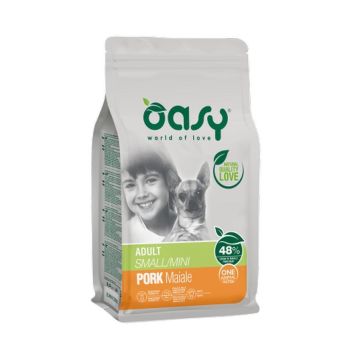 Oasy Cane Oap Adulto Small&Mini Maiale 2,5 Kg   New Pack
