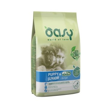 Oasy Cane Lifestage Puppy&Junior Large Pollo 12 Kg   New Pack