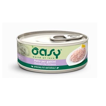 Oasy Gatto Specialita' Naturali In Lattina Kitten Pollo 150 Gr
