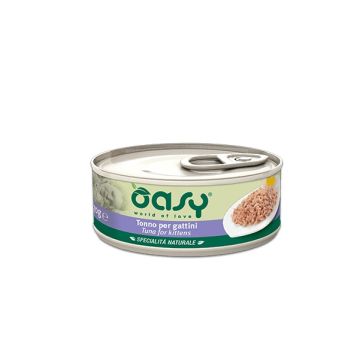 Oasy Gatto Specialita' Naturali In Lattina Kitten Tonno 150 Gr