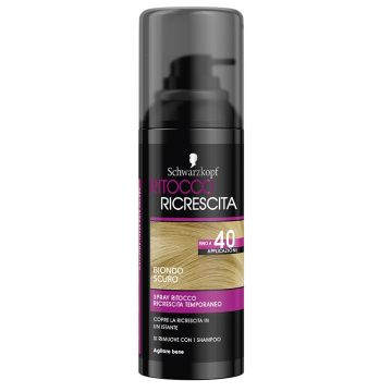SCHWARZKOPF - Ritocco Ricrescita - Spray ritocco ricrescita temporaneo Biondo Scuro 120 ml