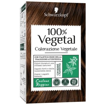 Schwarzkopf 100% vegetal castano ruggine Schwarzkopf 100% vegetal castano ruggine