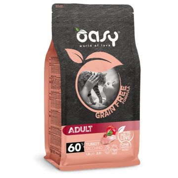 Oasy Gatto Grain Free Adulto Tacchino 300 Gr