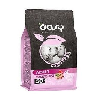 Oasy Cane Grain Free Adulto Medium&Large Maiale 2,5 Kg