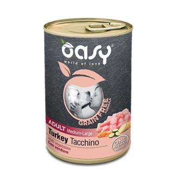Oasy Cane Grain Free Adulto Medium&Large Tocchetti Di Tacchino & Verdure 400 Gr