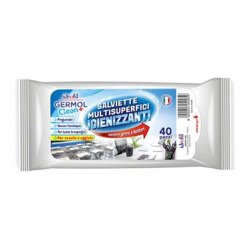 Germol Clean Salviettine Igieniche Superfici 40 Pezzi