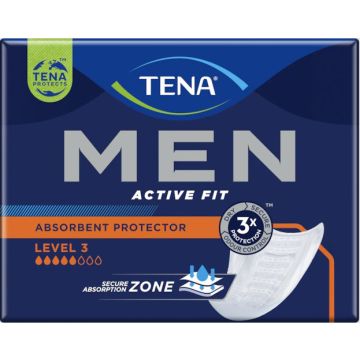 Assorbente incontinenza leggera tena men livello 3 16 pezzi duopack