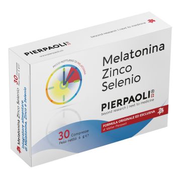 Melatonina zinco selenio 30 compresse