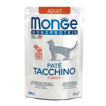 Monge busta monoporzione cat adult pate tacchino 85 g