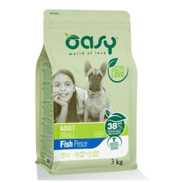 Oasy Cane Lifestage Adulto Small Pesce 3 Kg