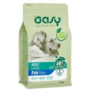 Oasy Cane Lifestage Adulto Large Pesce 12 Kg