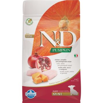 N&d pumpkin dog pollo e melograno puppy mini 80 g