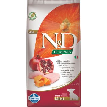 N&d pumpkin dog pollo e melograno puppy mini 7 kg