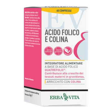 Acido folico colina 60 compresse