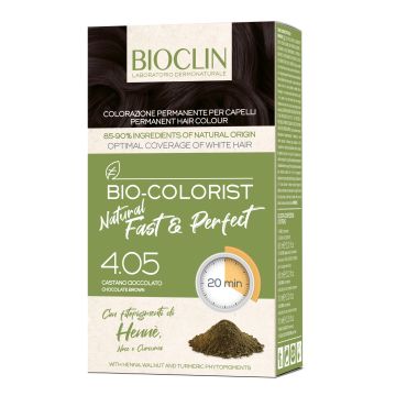 Bioclin bio color fast&perfection 4,05 castano scuro cioccolato crema colorante 60 ml + rivelatore in crema 60 ml + bio color shampoo 10 ml + bio color maschera 10 ml Bioclin bio color fast&perfection 4,05 castano scuro cioccolato crema colorante 60 ml + rivelatore in crema 60 ml + bio color shampoo 10 ml + bio color maschera 10 ml