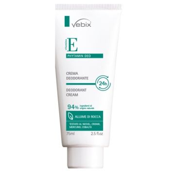Vebix phytamin e deo performance crema deo 24h-75ml allume di rocca Vebix phytamin e deo performance crema deo 24h-75ml allume di rocca
