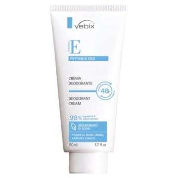 Vebix phytamin e deo performance crema deo 48h-50ml bicarbonato di sodio Vebix phytamin e deo performance crema deo 48h-50ml bicarbonato di sodio