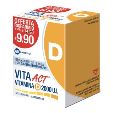 Vitamina d act 2000ui 60 compresse